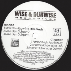 Weeding Dub feat. Dixie Peach