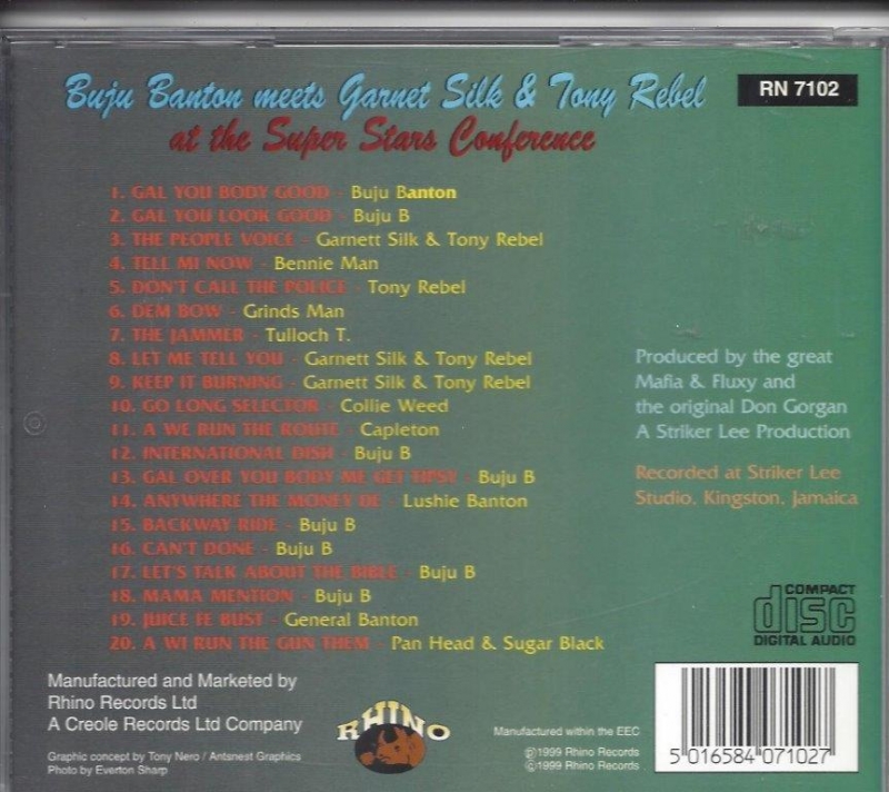 大学生協 割引 Reggae-Shop: Buju Banton - meets Garnett Silk and Tony Rebel 洋楽